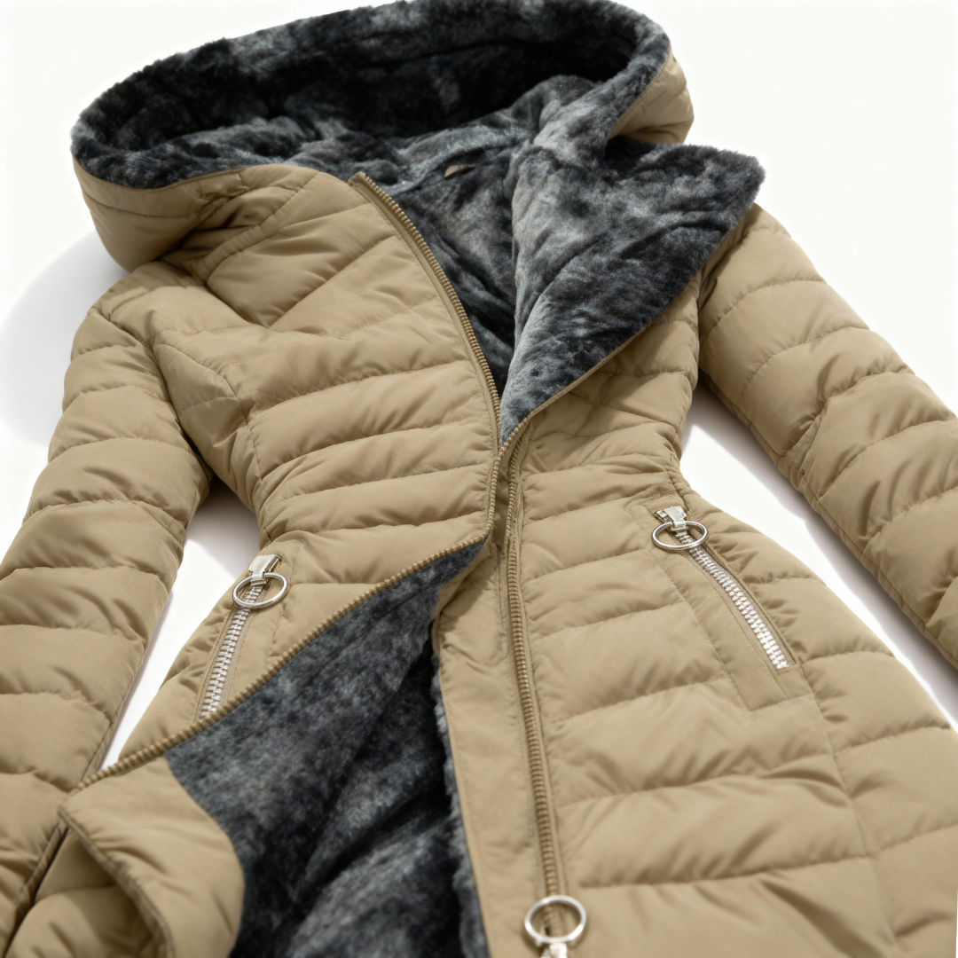 The Cosy Arctic Fox Puffer Jacket