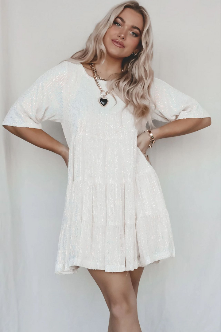 The Sweetheart Sequin Tunic