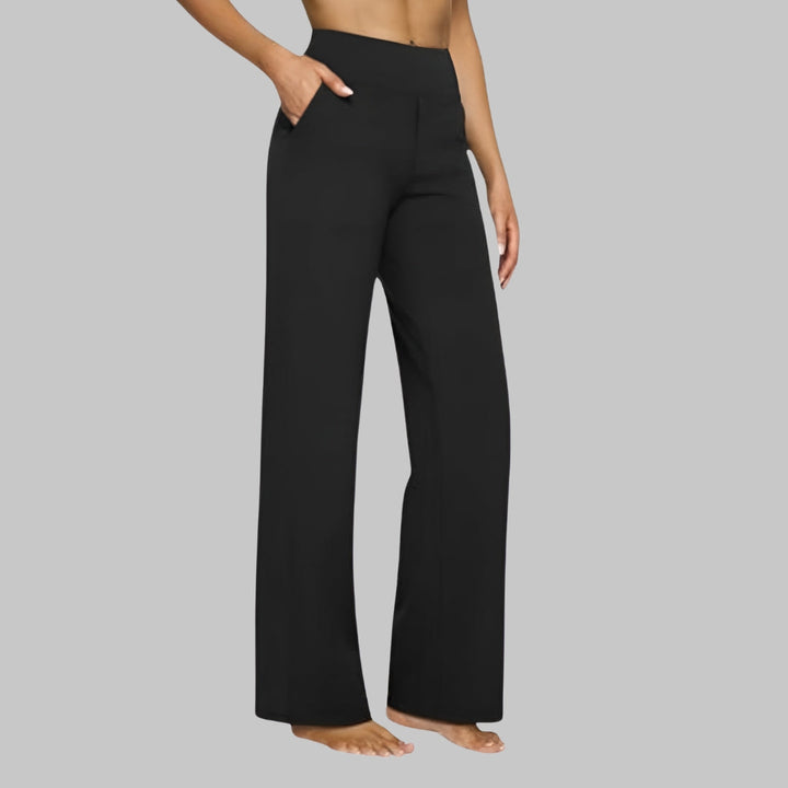 The Luxe Comfort Stretch Wide-Leg Trousers