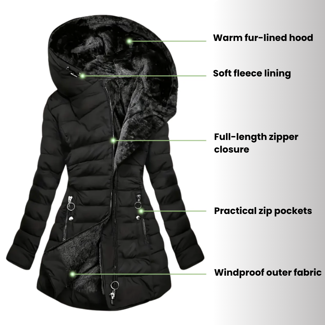 The Cosy Arctic Fox Puffer Jacket