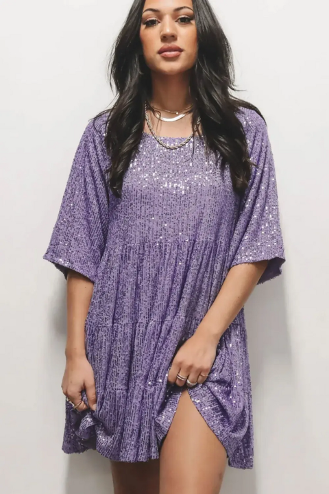 The Sweetheart Sequin Tunic