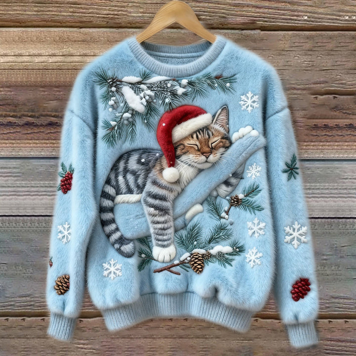 The Cosy Christmas Cat Sweater