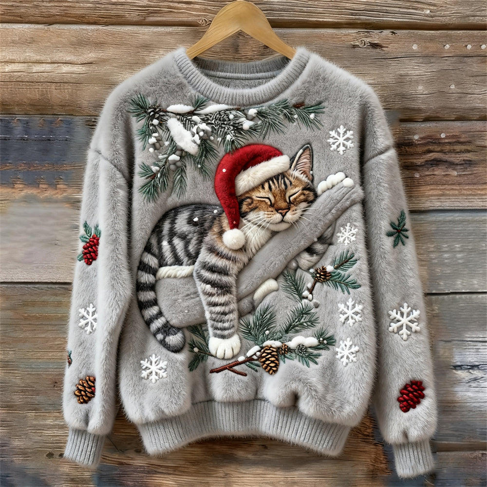 The Cosy Christmas Cat Sweater