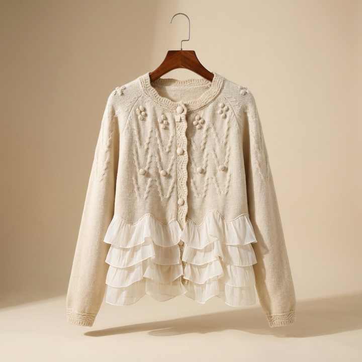 Tavaro | Ruffle Cardigan