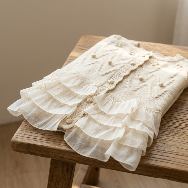 Tavaro | Ruffle Cardigan