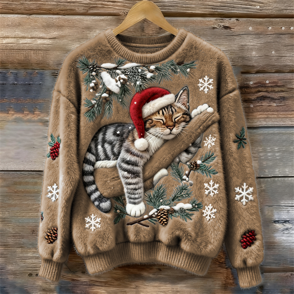 The Cosy Christmas Cat Sweater