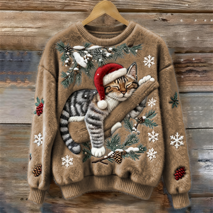 The Cosy Christmas Cat Sweater
