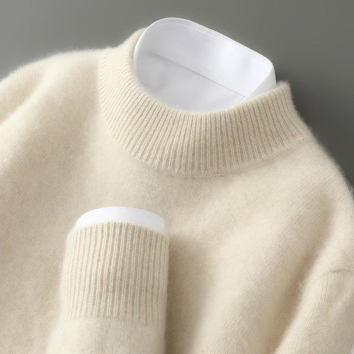 The Signature Plush Mock Neck Sweater