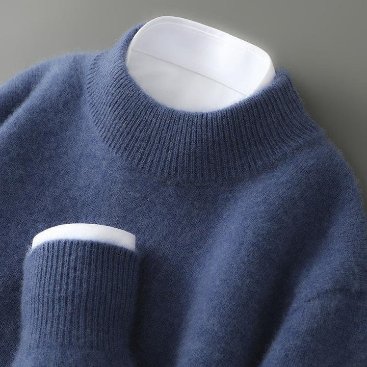 The Signature Plush Mock Neck Sweater