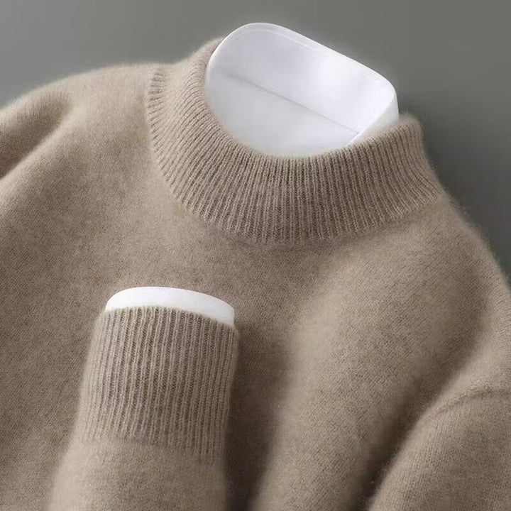 The Signature Plush Mock Neck Sweater