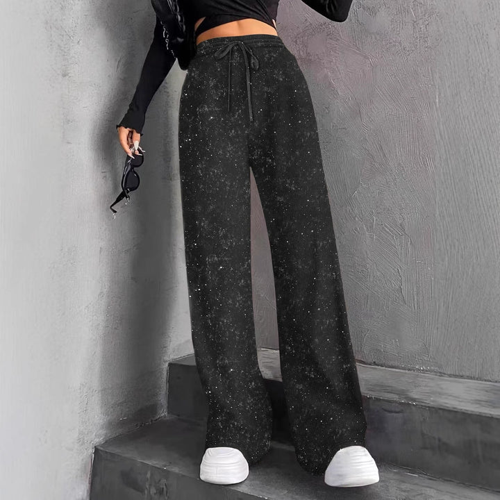 The Midnight Sparkle Wide-Leg Trousers