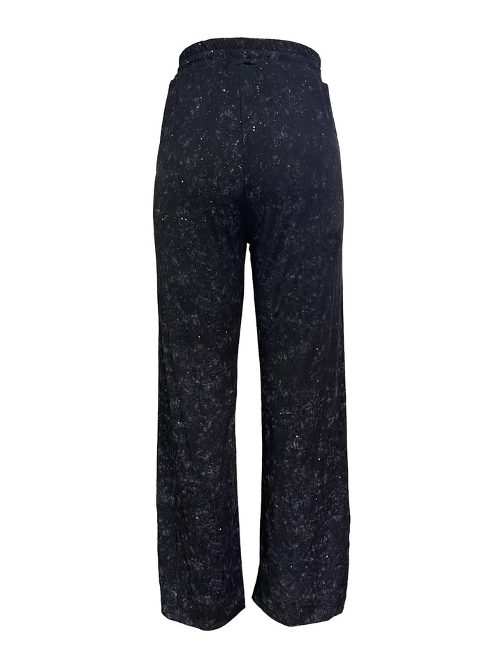 The Midnight Sparkle Wide-Leg Trousers