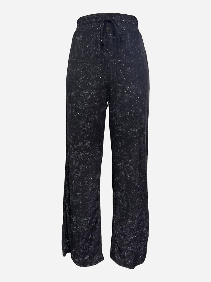 The Midnight Sparkle Wide-Leg Trousers