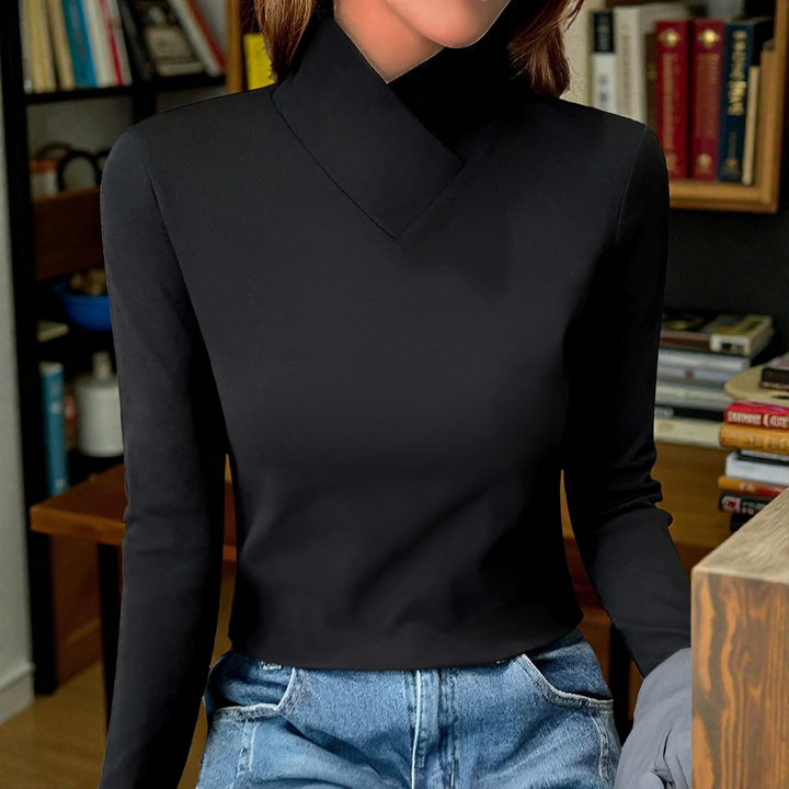 The Cosy Waffle Knit Collared Shirt