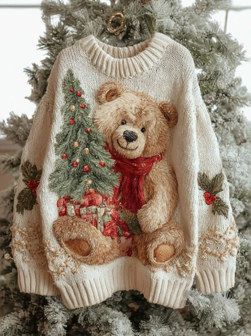 The Teddy Bear Holiday Hug Hoodie