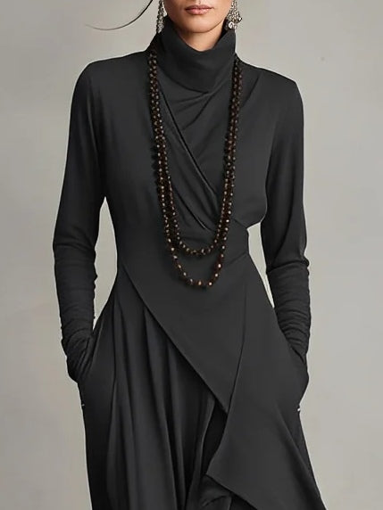 The Luxurious Drape Cowl Neck Jumper