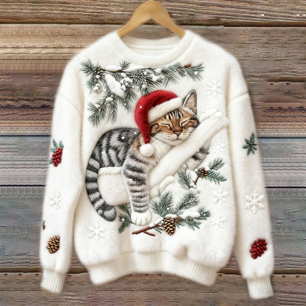 The Cosy Christmas Cat Sweater