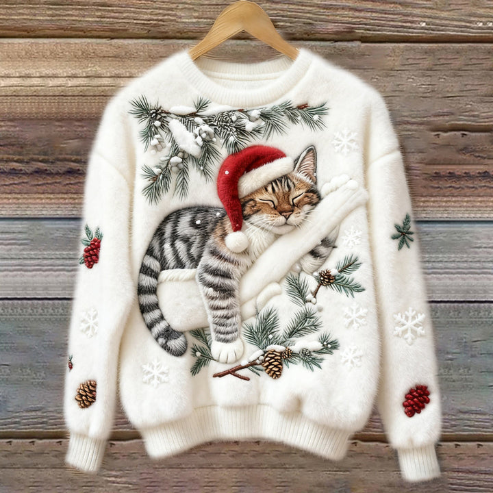 The Cosy Christmas Cat Sweater