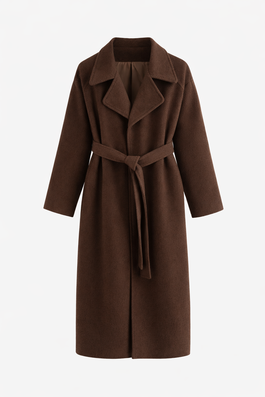 Tavaro | Elegant Belted Long Coat