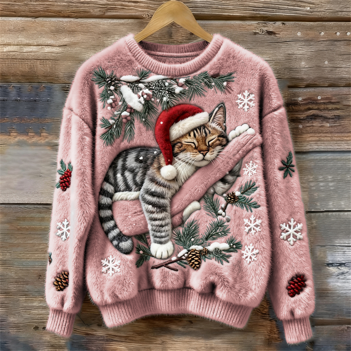 The Cosy Christmas Cat Sweater