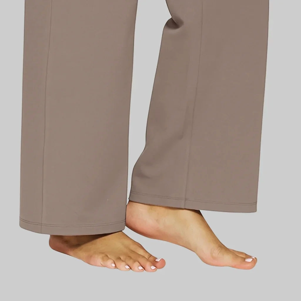 The Luxe Comfort Stretch Wide-Leg Trousers