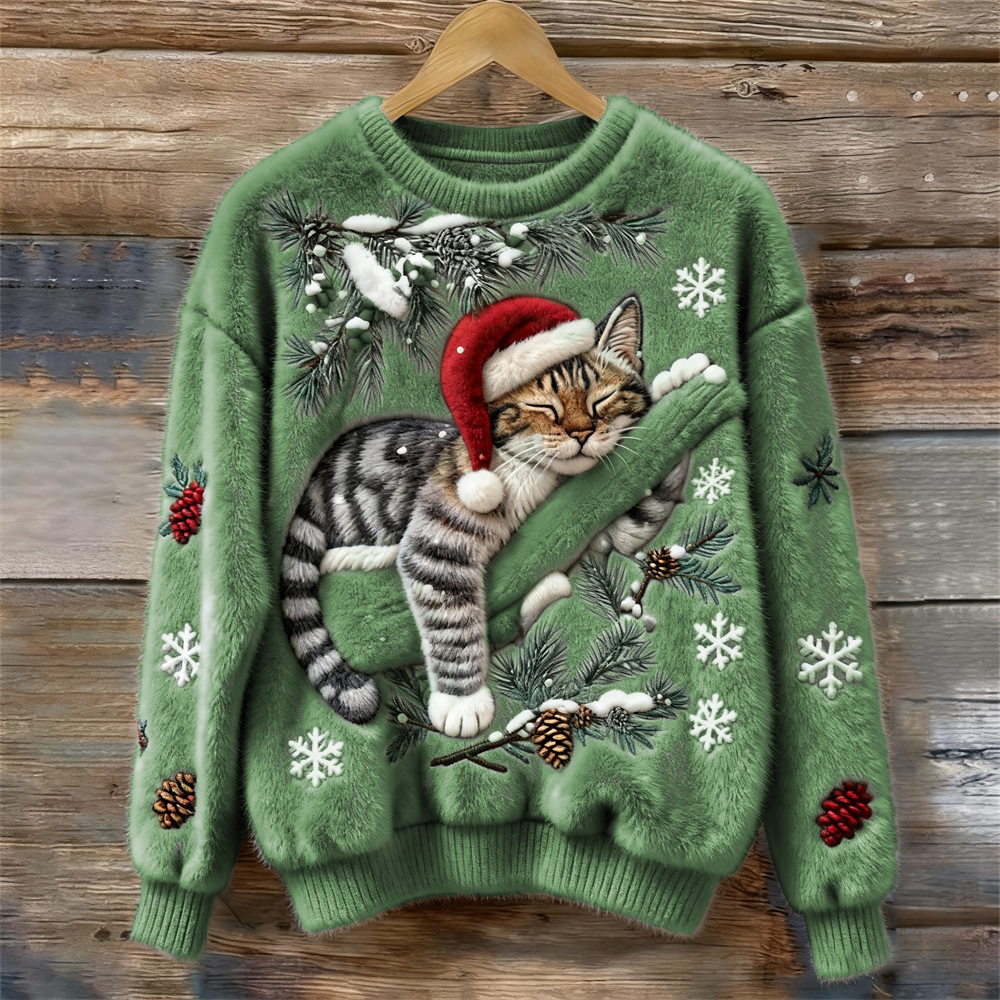The Cosy Christmas Cat Sweater