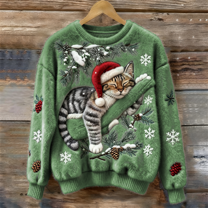 The Cosy Christmas Cat Sweater