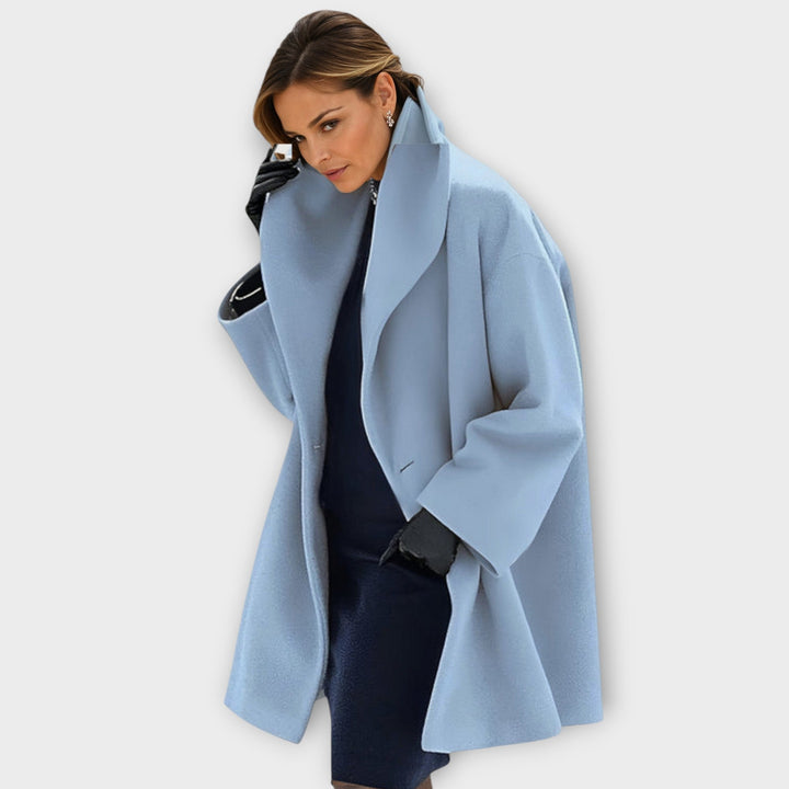 The Asymmetrical Ruffle Trench Coat