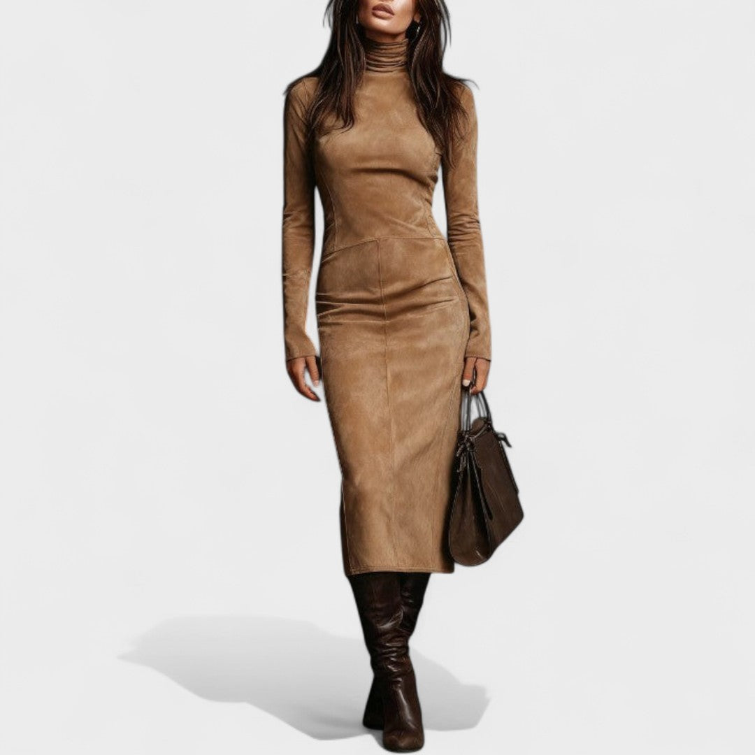 Tavaro | Elegant Suede-style Dress